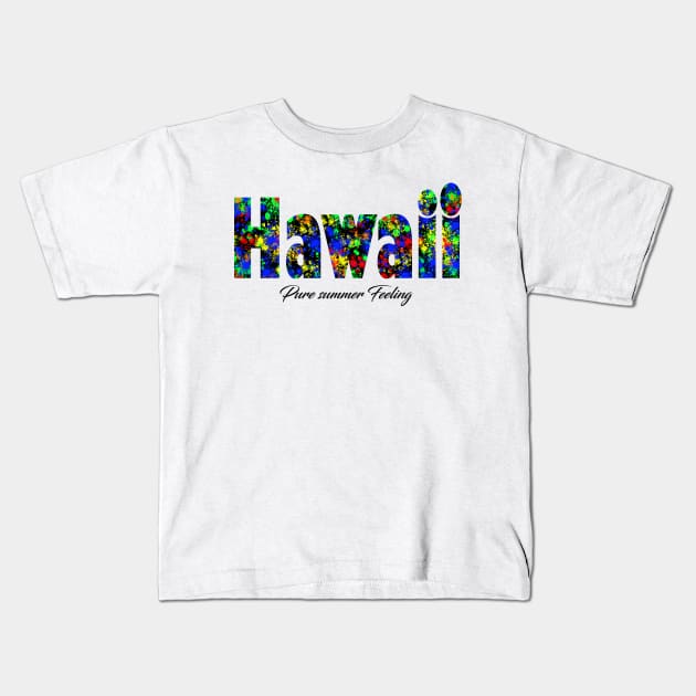 Hawaii Kids T-Shirt by Jakavonis